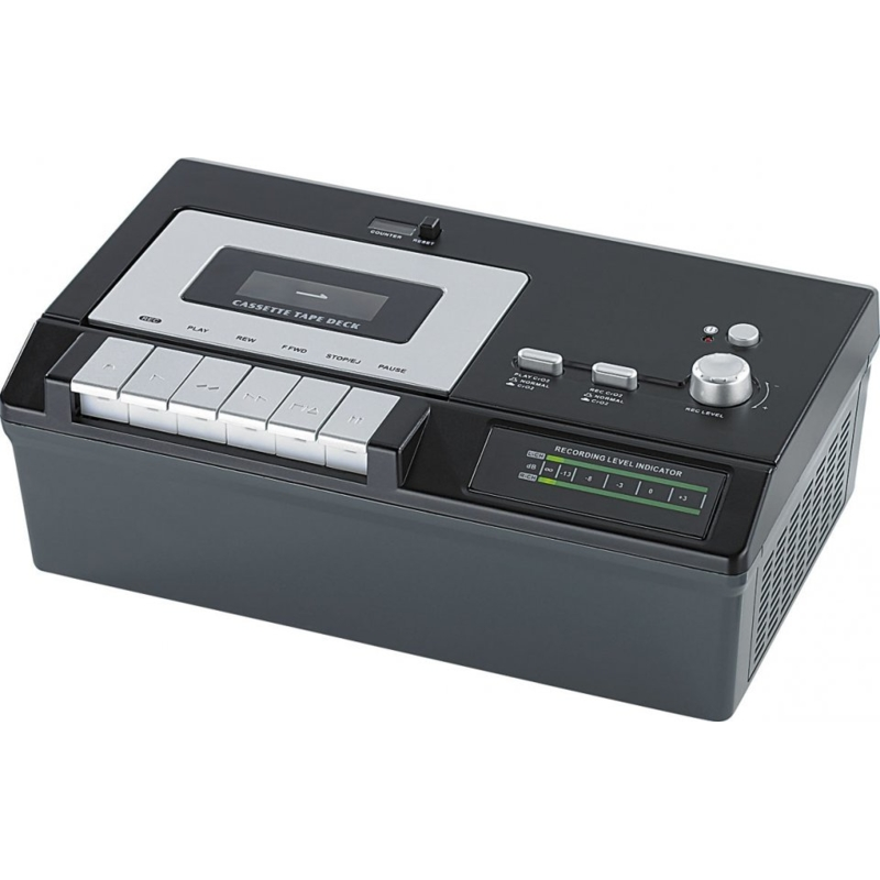 Lecteur De Cassette USB, Convertisseur De CD MP3 Lecteur De Cassette  Transparent ABS Pour Ordinateurs Portables 